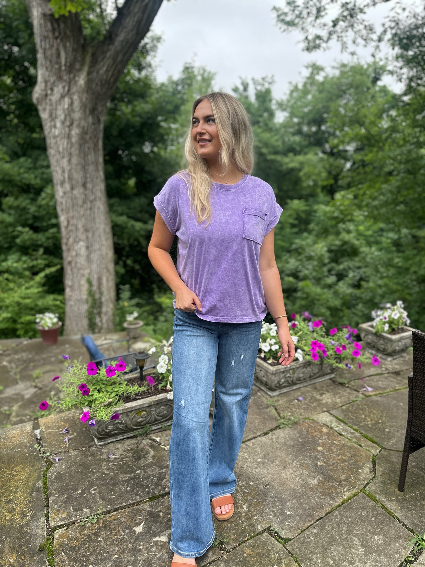 Shreveport Washed Basic Tee