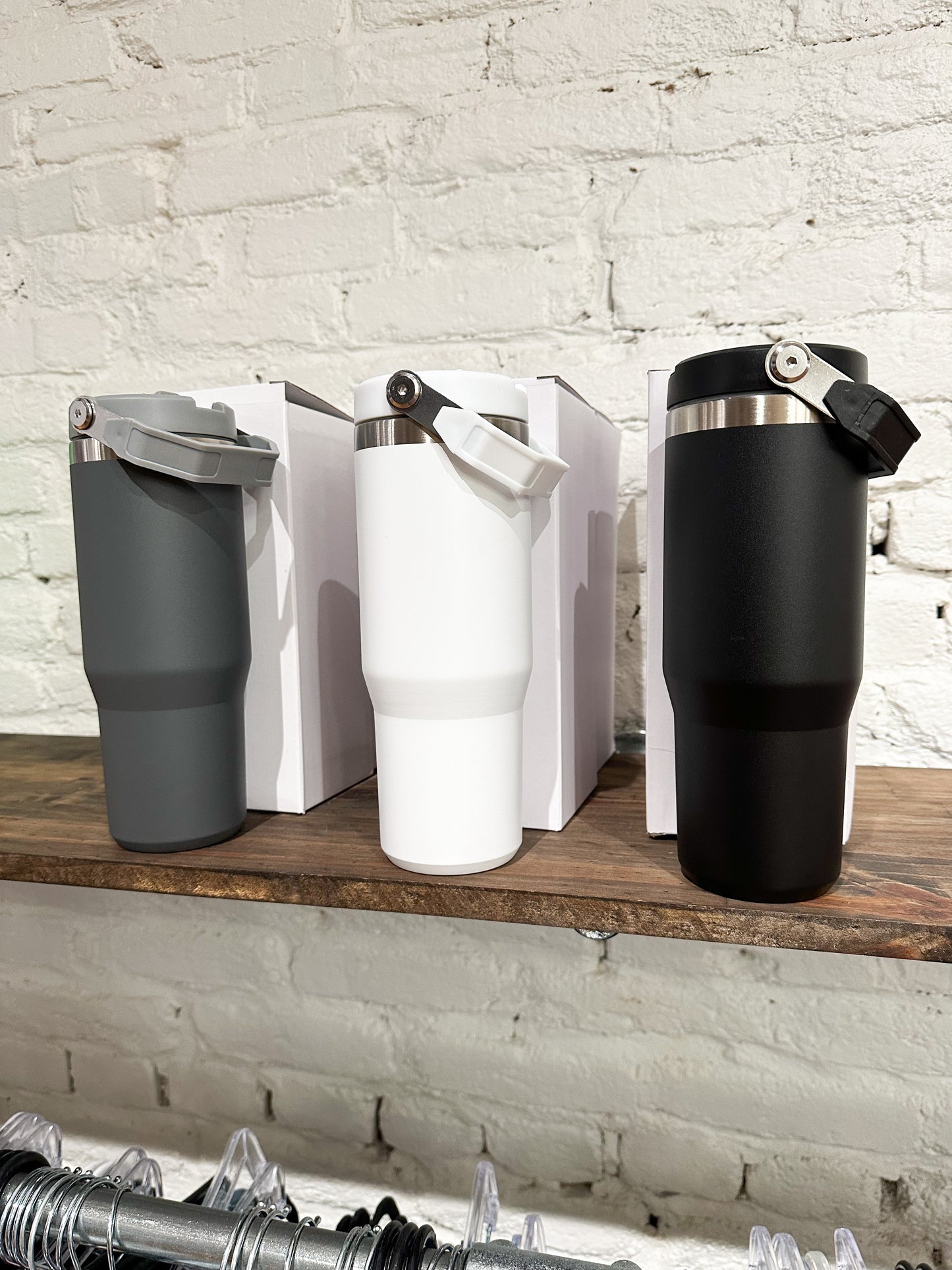 Stainless Steel Flip Strap Tumbler