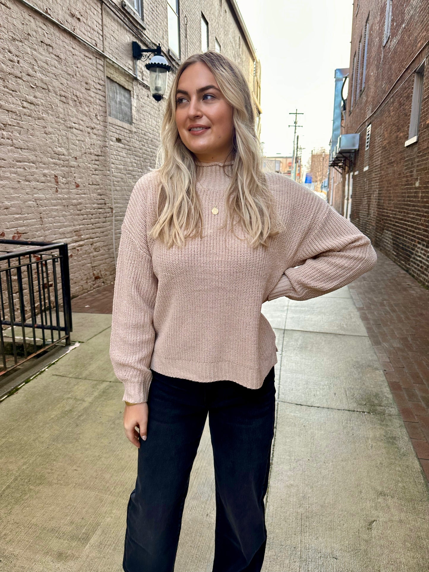 Allyn Mockneck Sweater