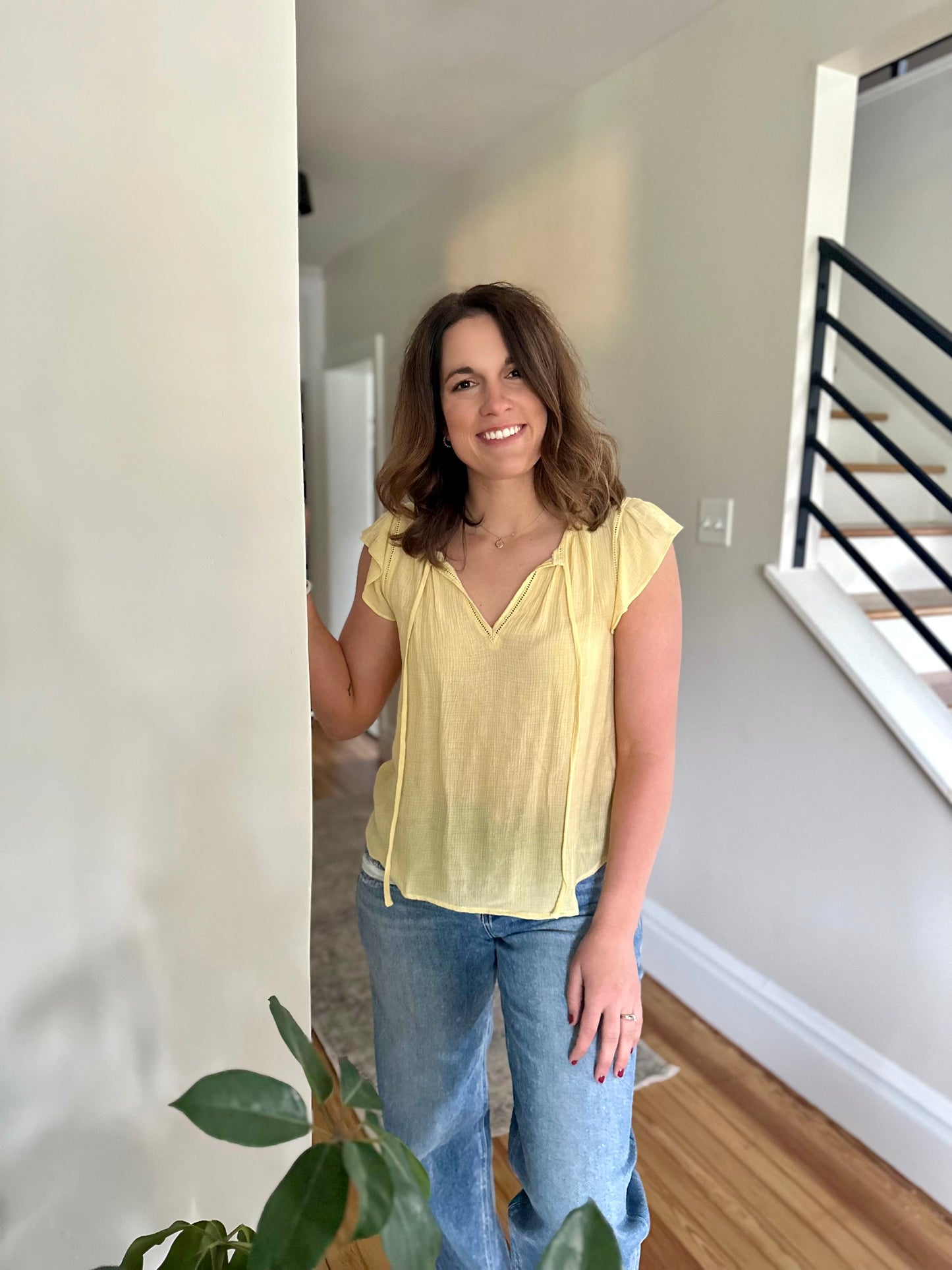 Goodwin Lace Trim Top