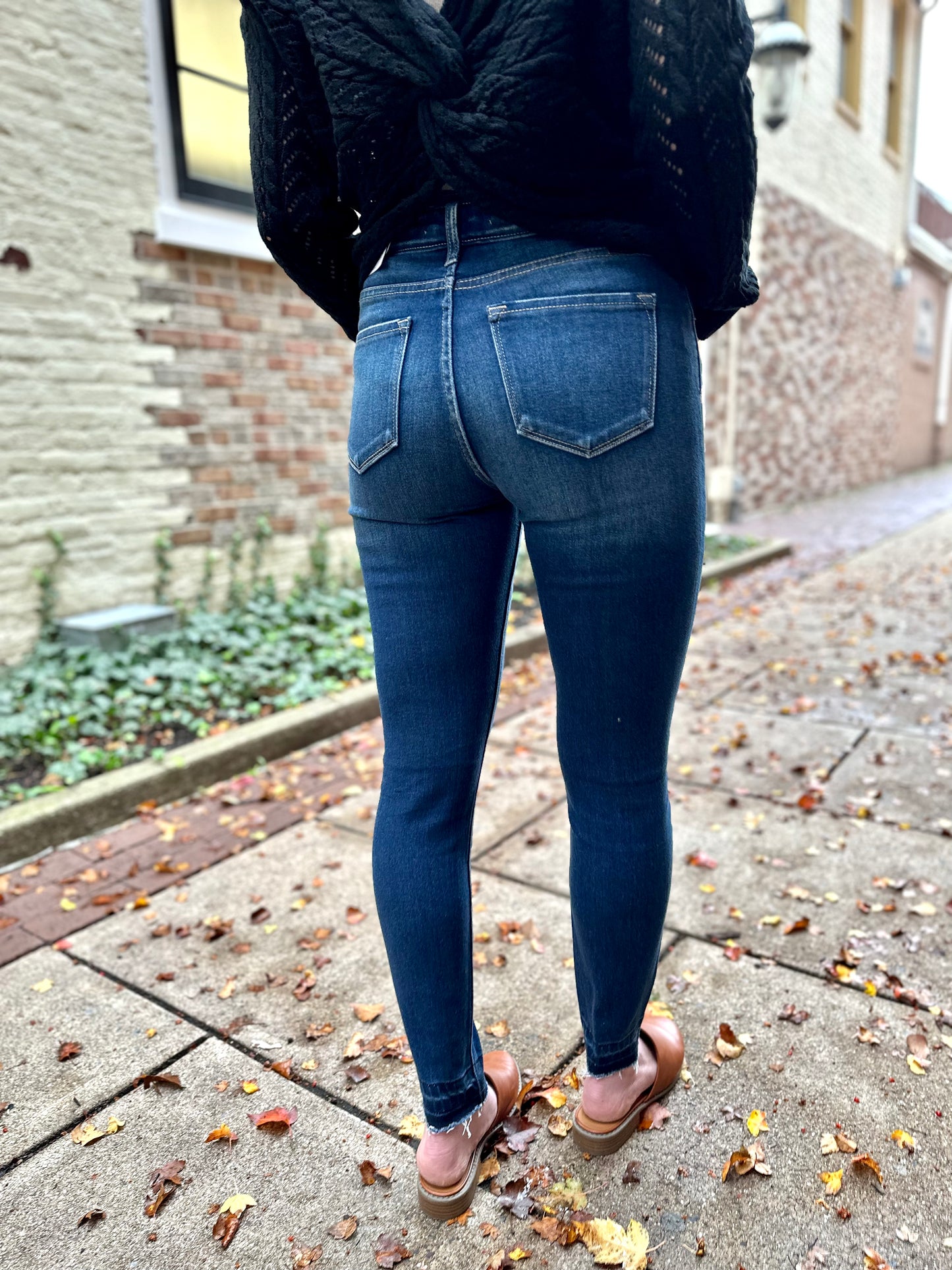 Kancan Eleanor High Rise Ankle Skinny Jeans