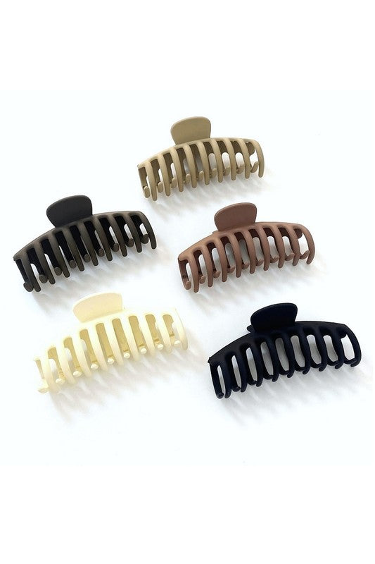 Large Matte Claw Clip