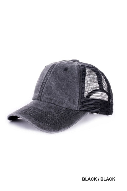 Vintage Washed Mesh Hat