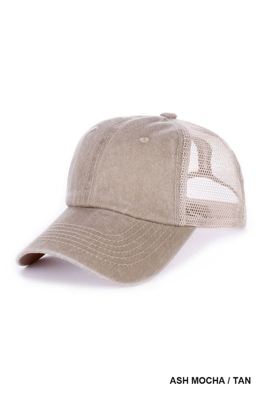 Vintage Washed Mesh Hat