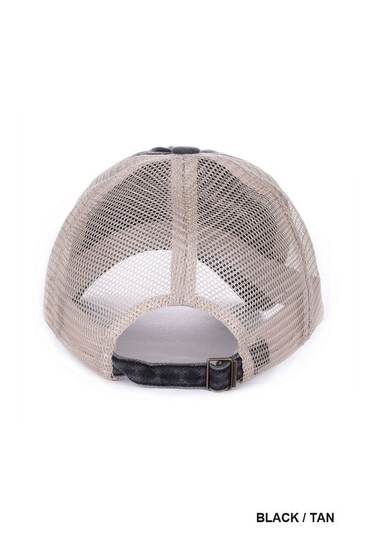 Vintage Washed Mesh Hat