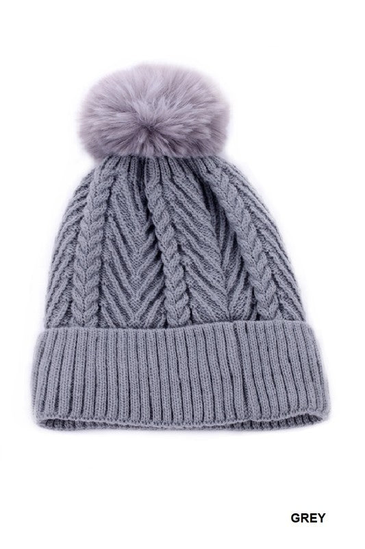 Winter Frost Knit Beanie
