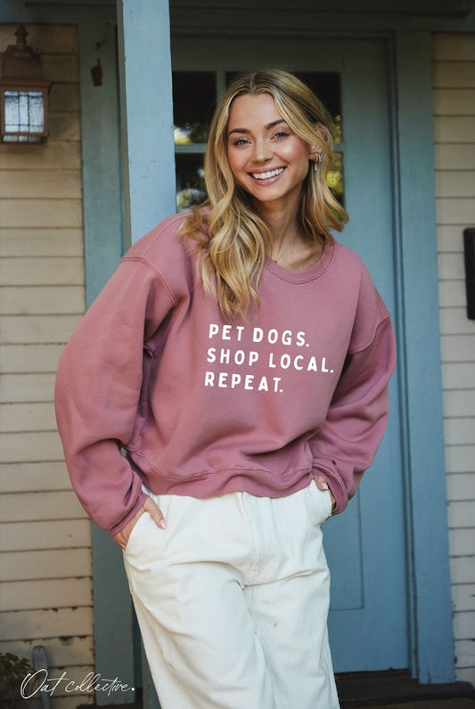 Pet Dogs Mid Graphic Sweatshirt