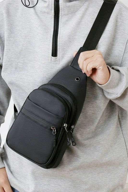 Water Resistant Crossbody Sling Bag