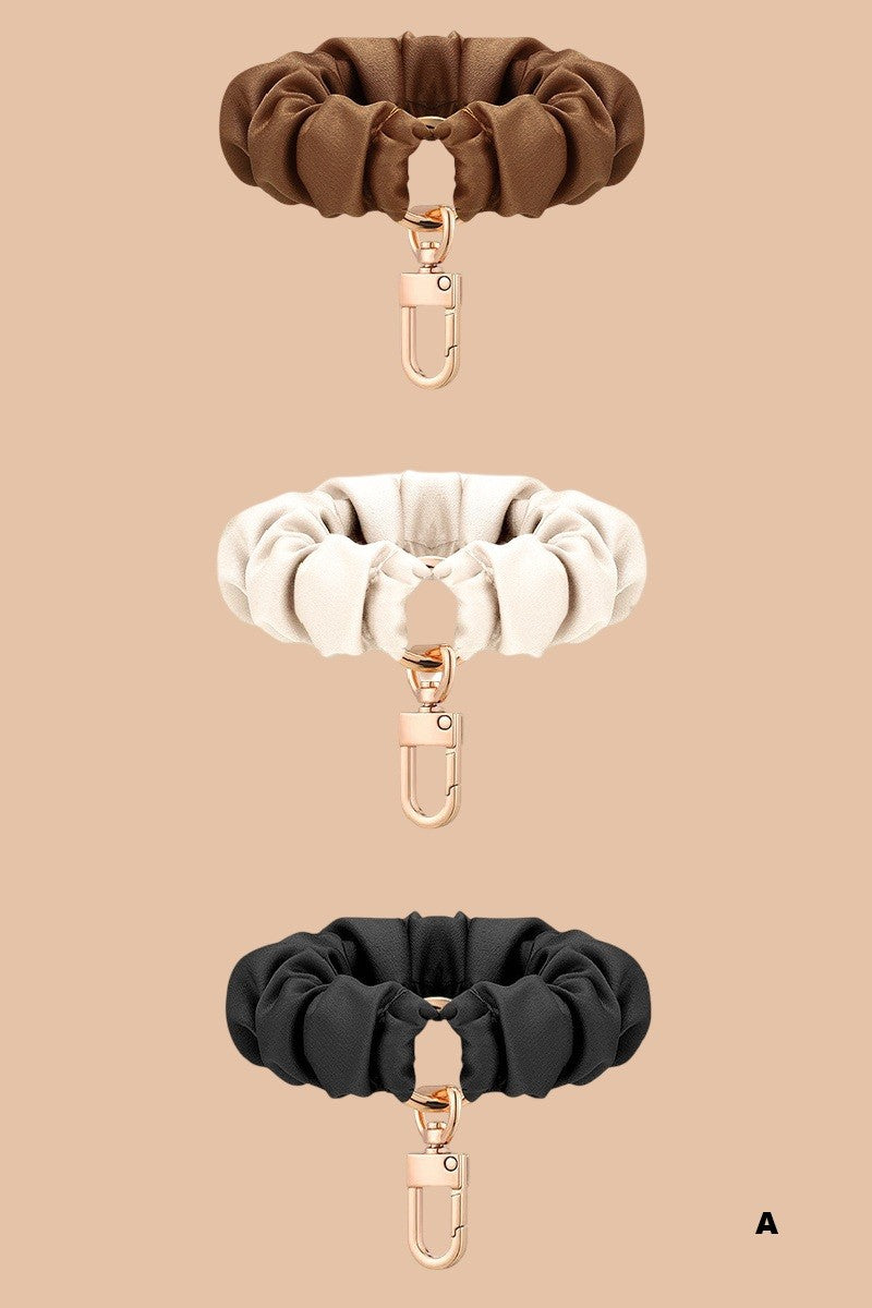 Elastic Scrunchie Keychains