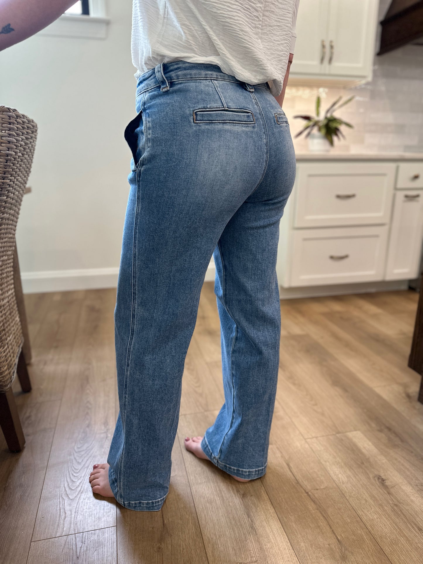 Risen Lafayette Slouchy Straight Jeans