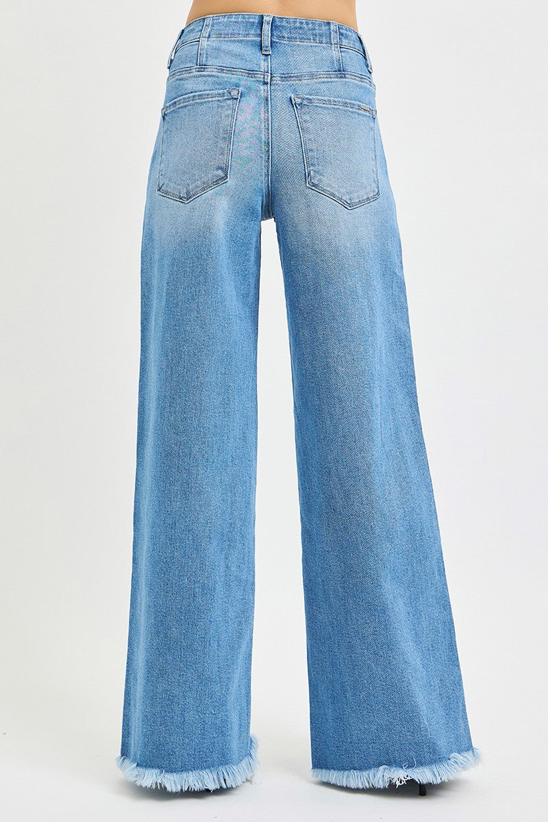 Risen Waldorf High Rise Wide Jeans