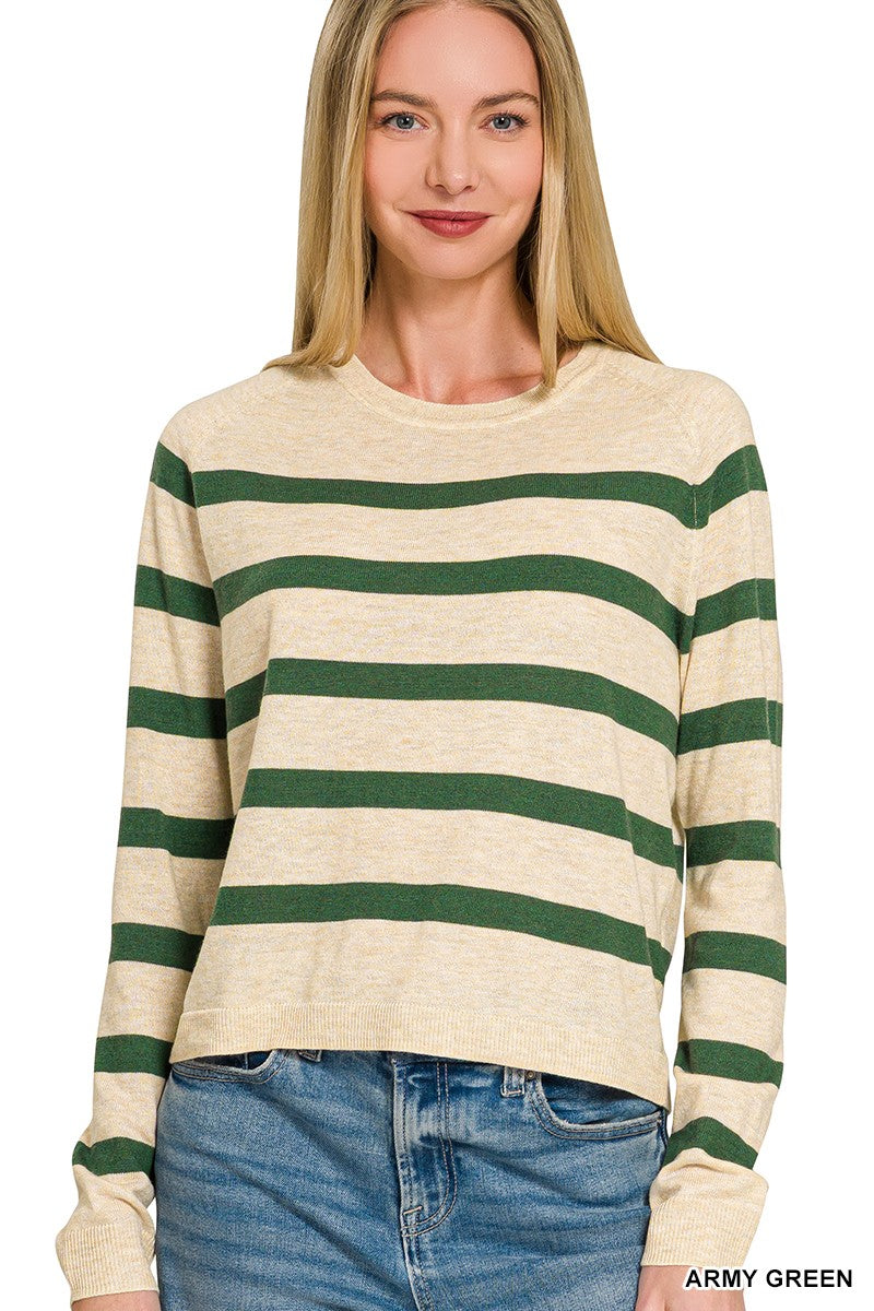 Burnsville Lightweight Striped Sweater