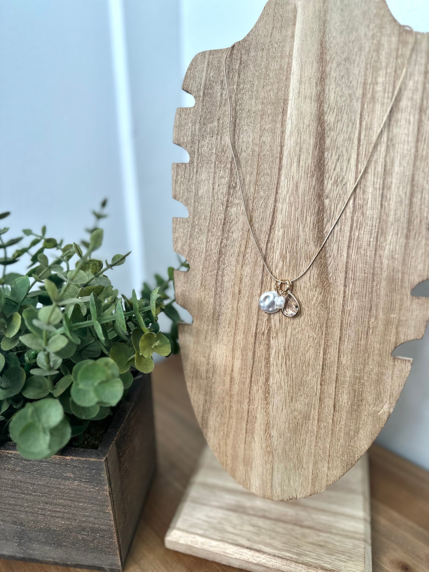 Multi Pendant Snake Chain Necklace