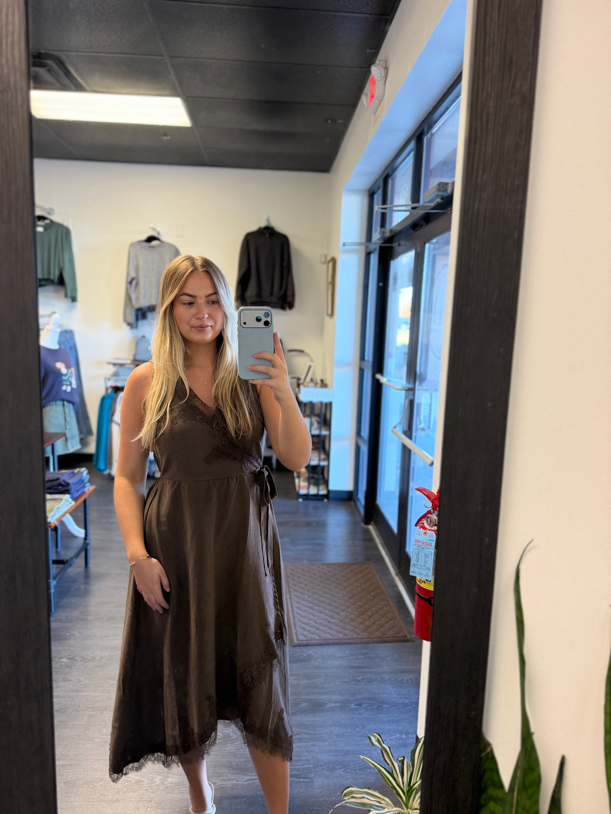 Watertown Lace Trim Dress