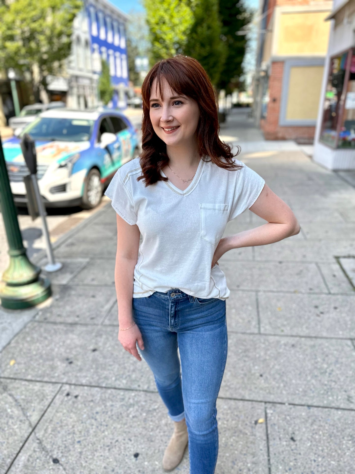 Vintage Distressed Raw Tee Shirt