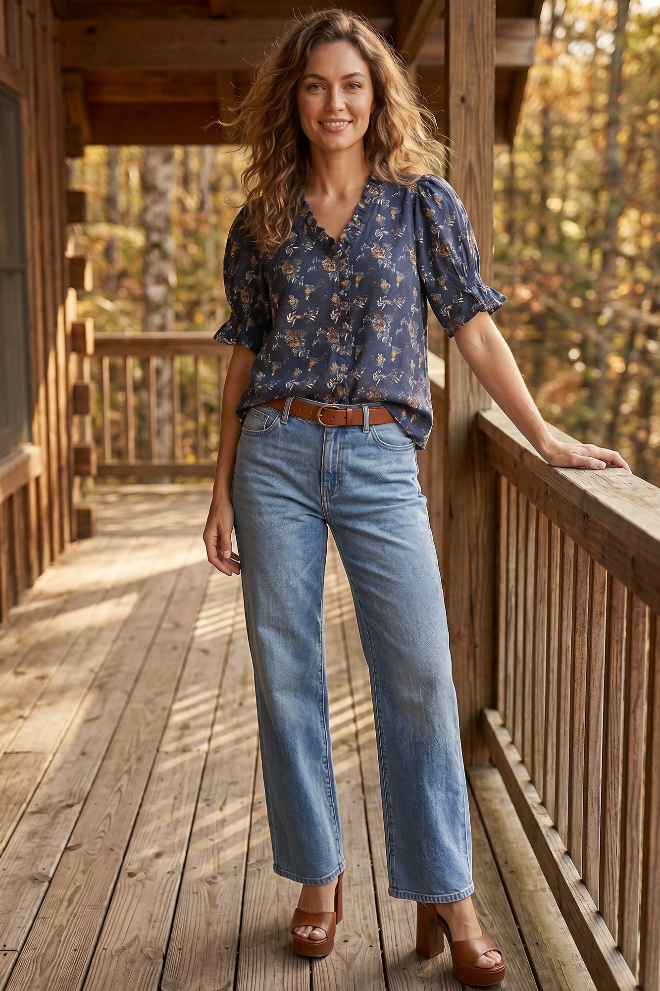 Edina Floral Blouse