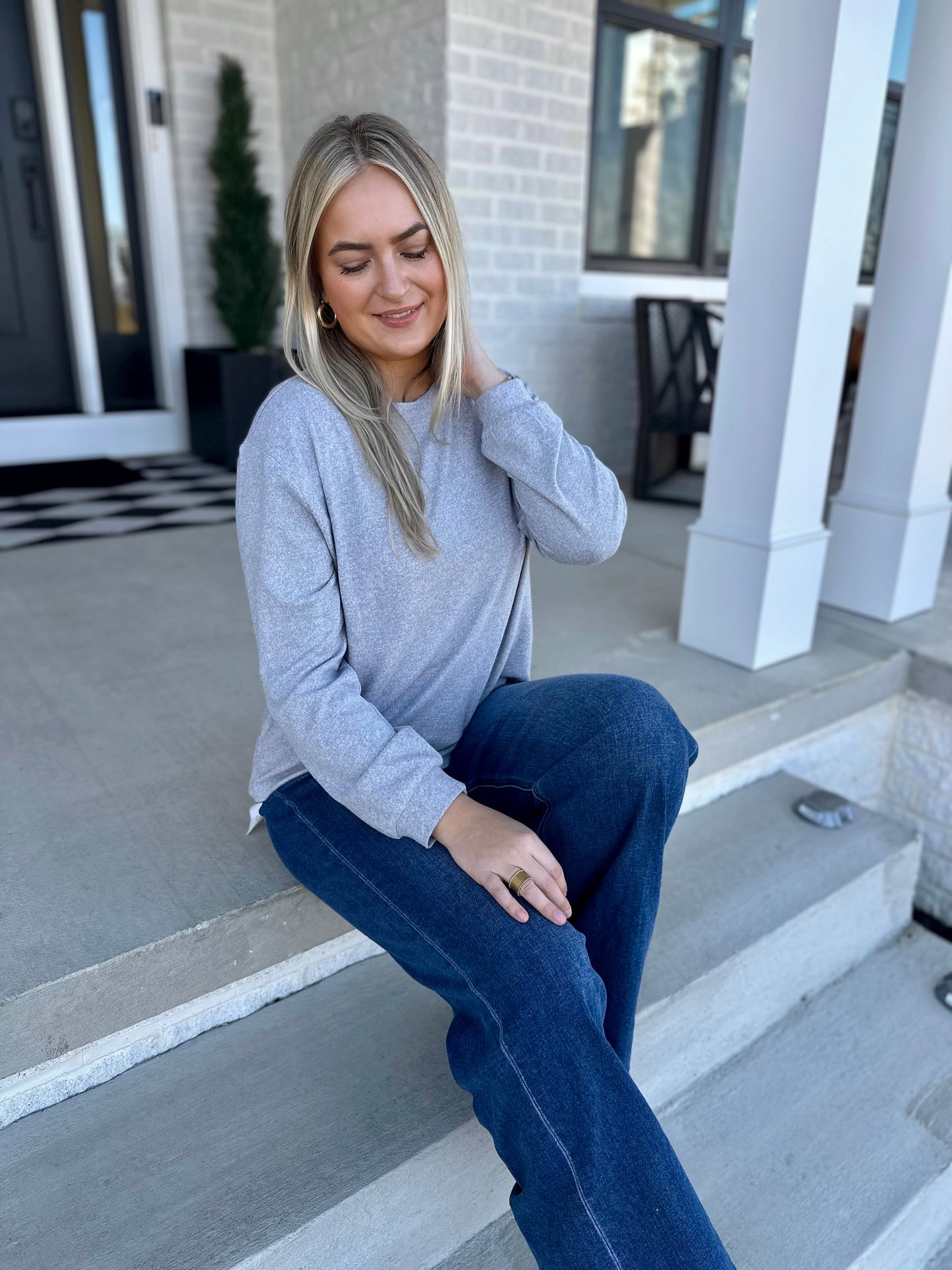 Yorktown Soft Hacci Top