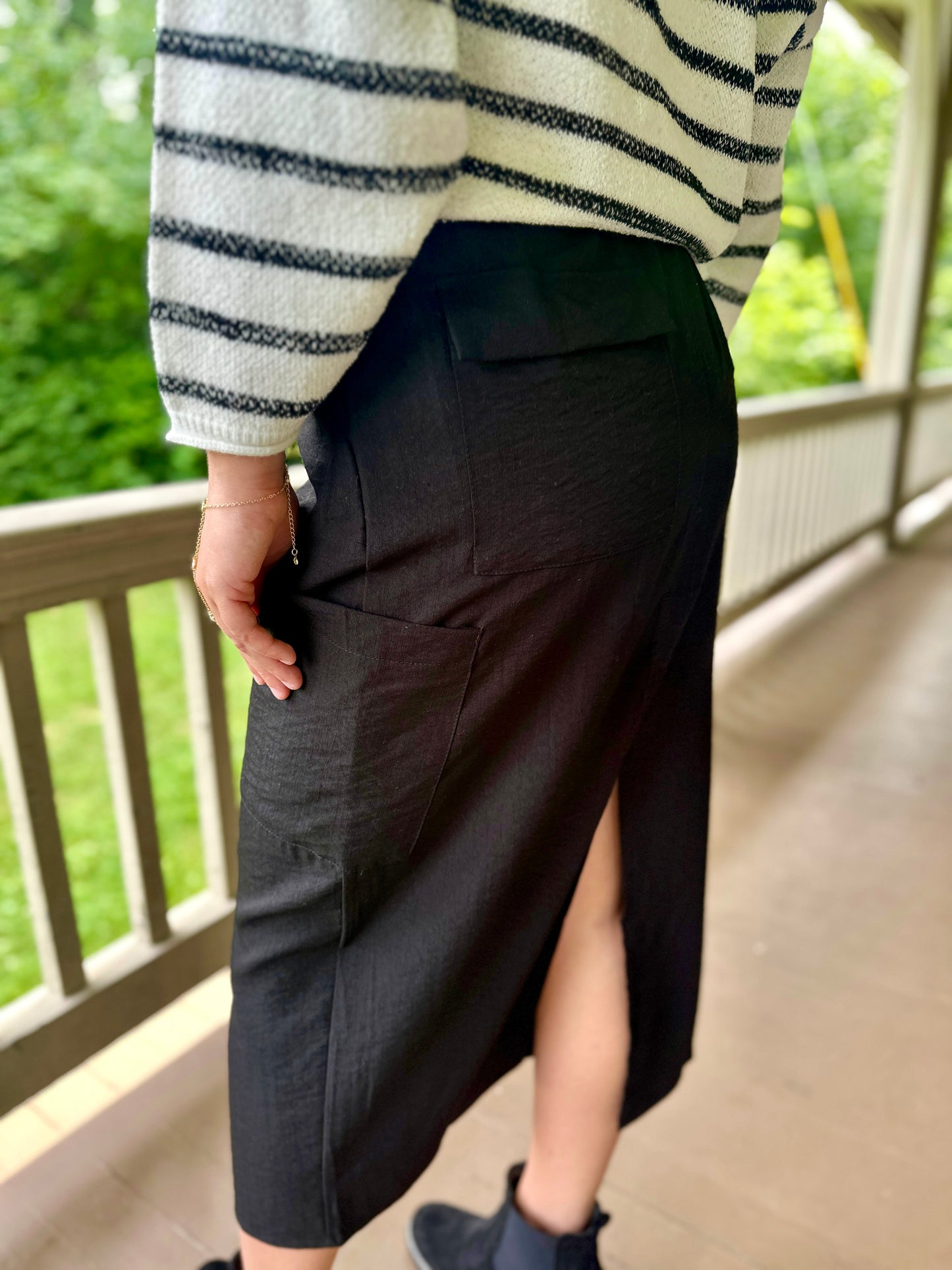 Summerhaven Cargo Midi Skirt