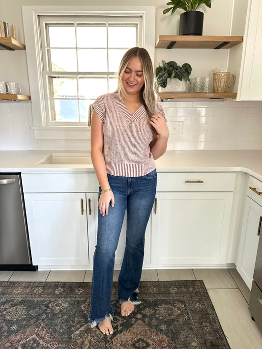 Risen Pennie Mid Rise Flare Jeans