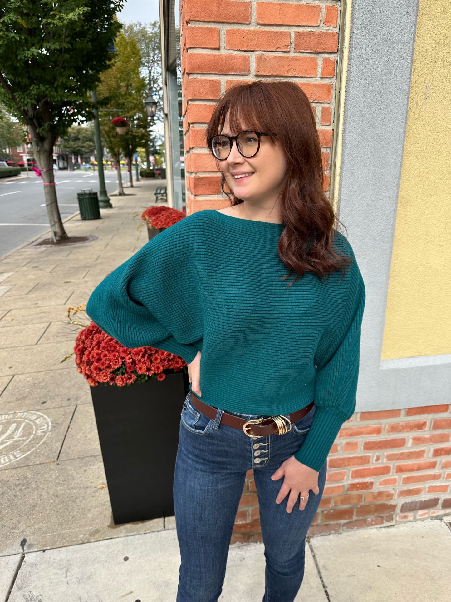 Blissful Days Cropped Sweater