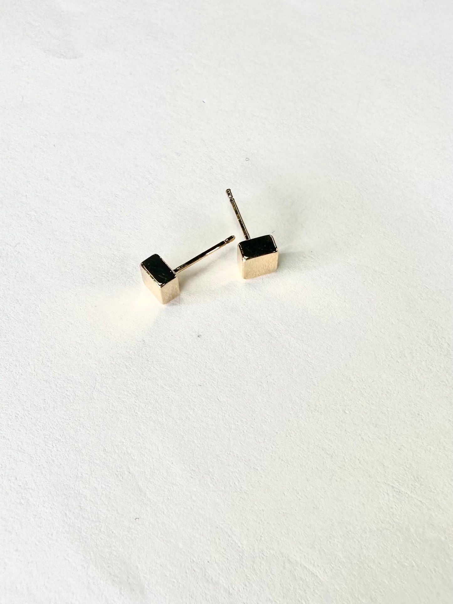 Mini Flat Square Studs