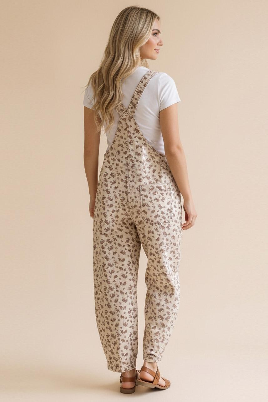 Towson Floral Overalls