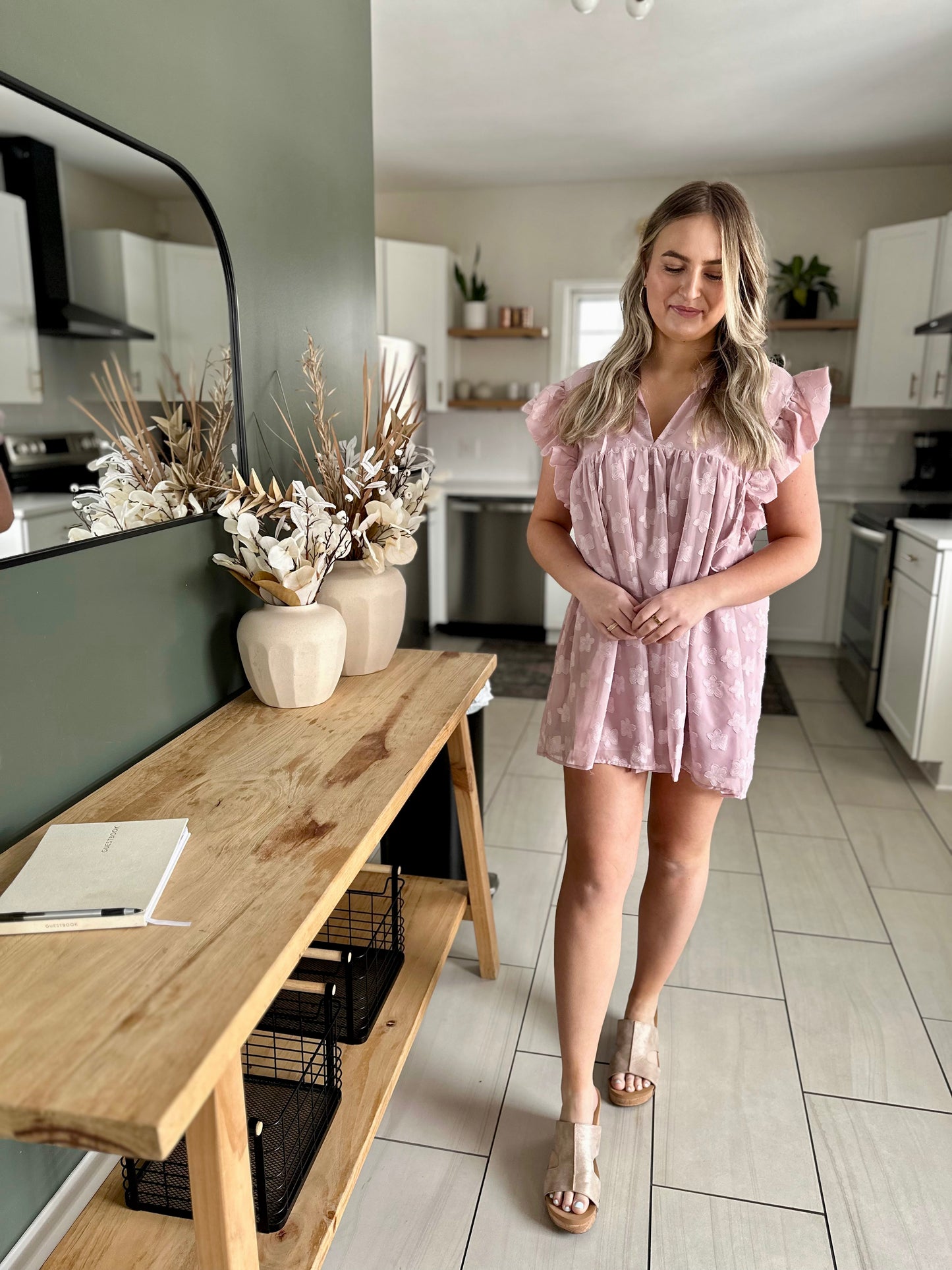 Fairview Flutter Sleeve Dress