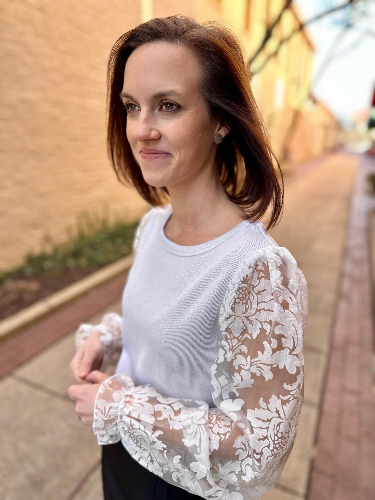 Pennington Shimmer Knit Top