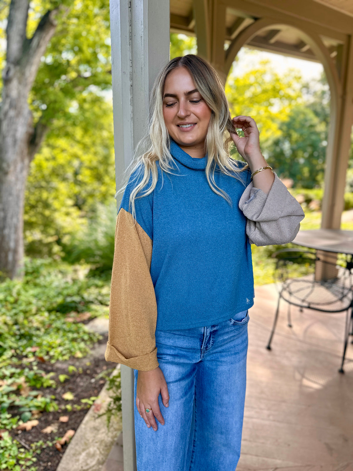 Avondale Color Block Sweater