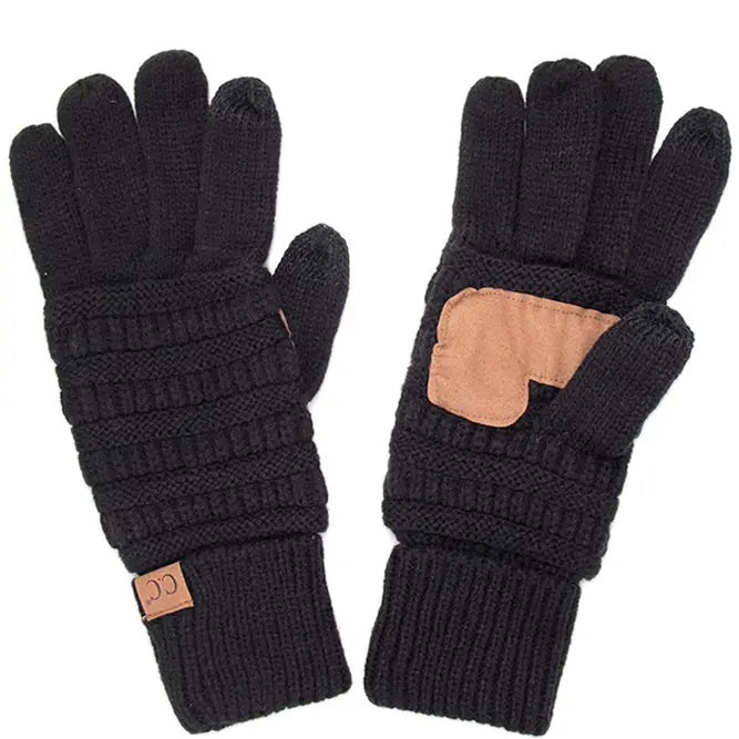 CC Suede Detail Gloves