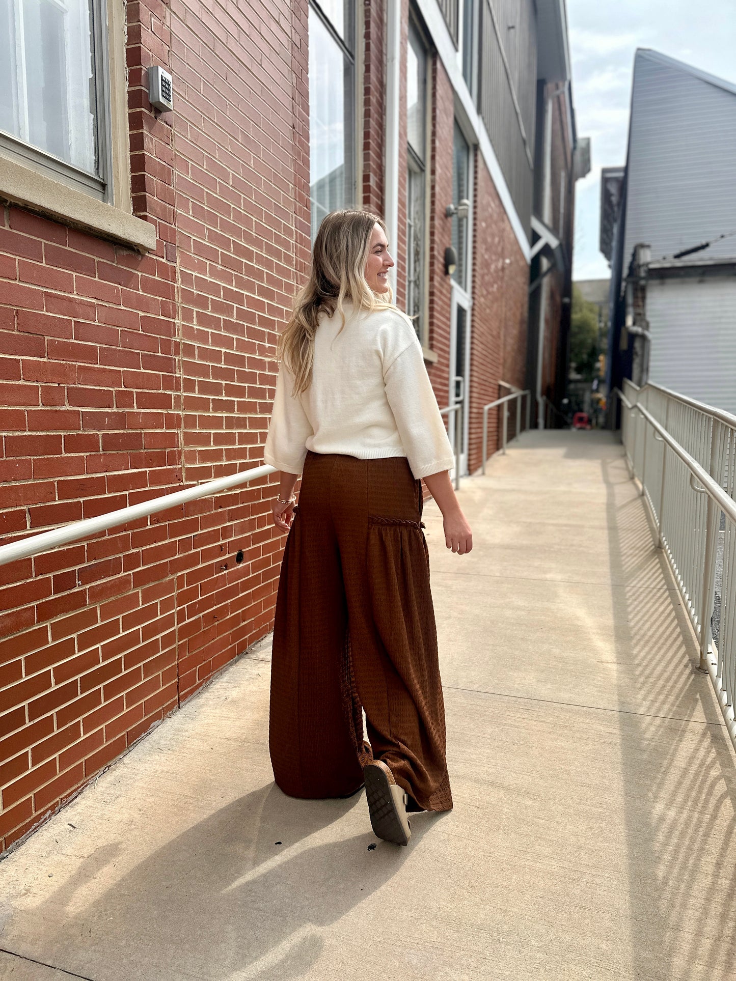 Hudson Ruffle Flare Pants