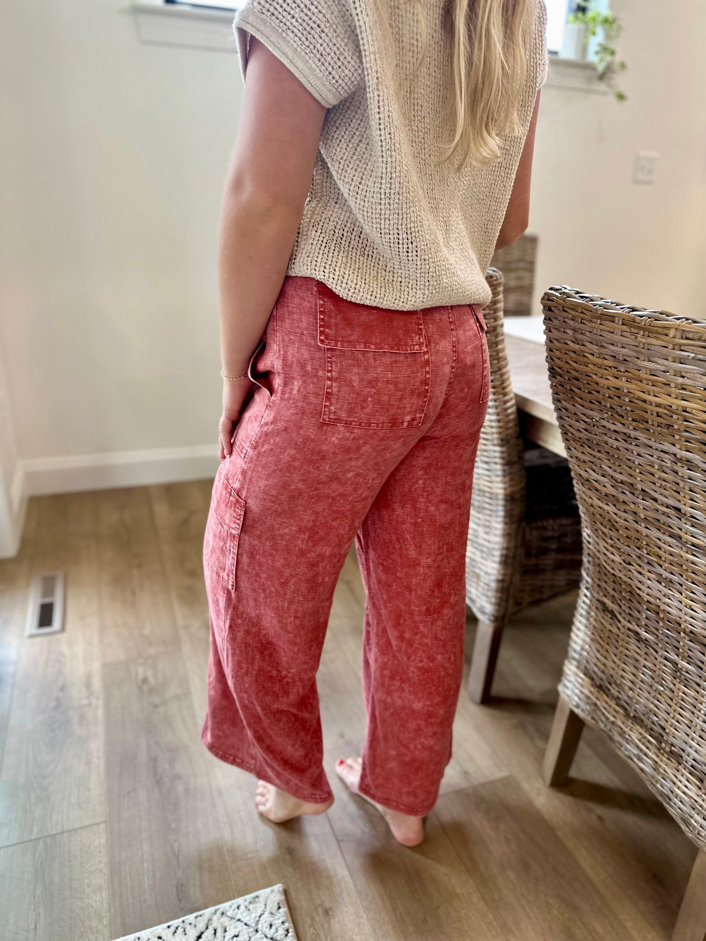 Valdosta Washed Linen Pants