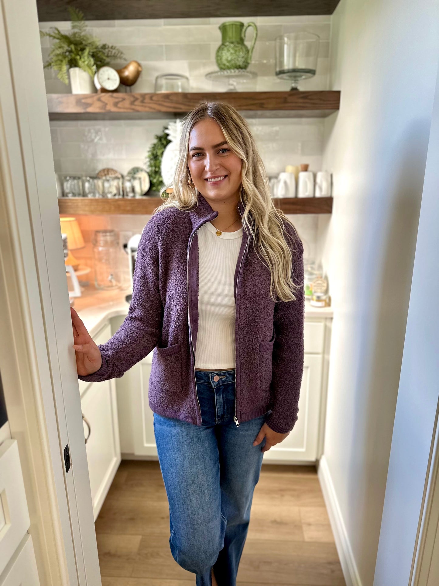 Soft Edge Fuzzy Jacket