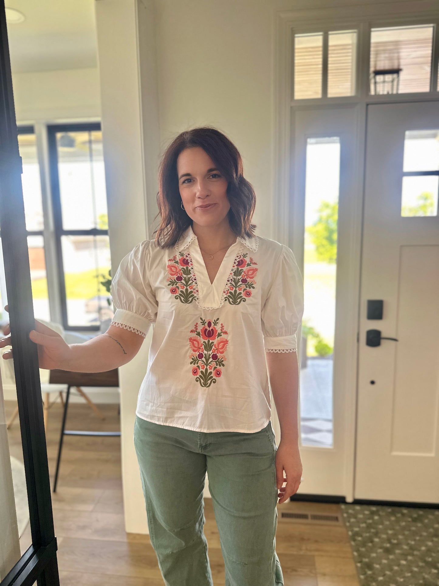 Marietta Embroidered Blouse