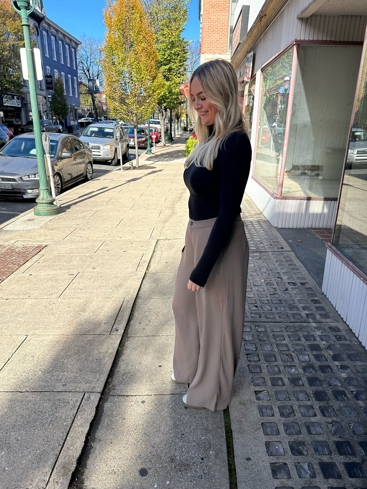 Neilton Wide Leg Straight Pants