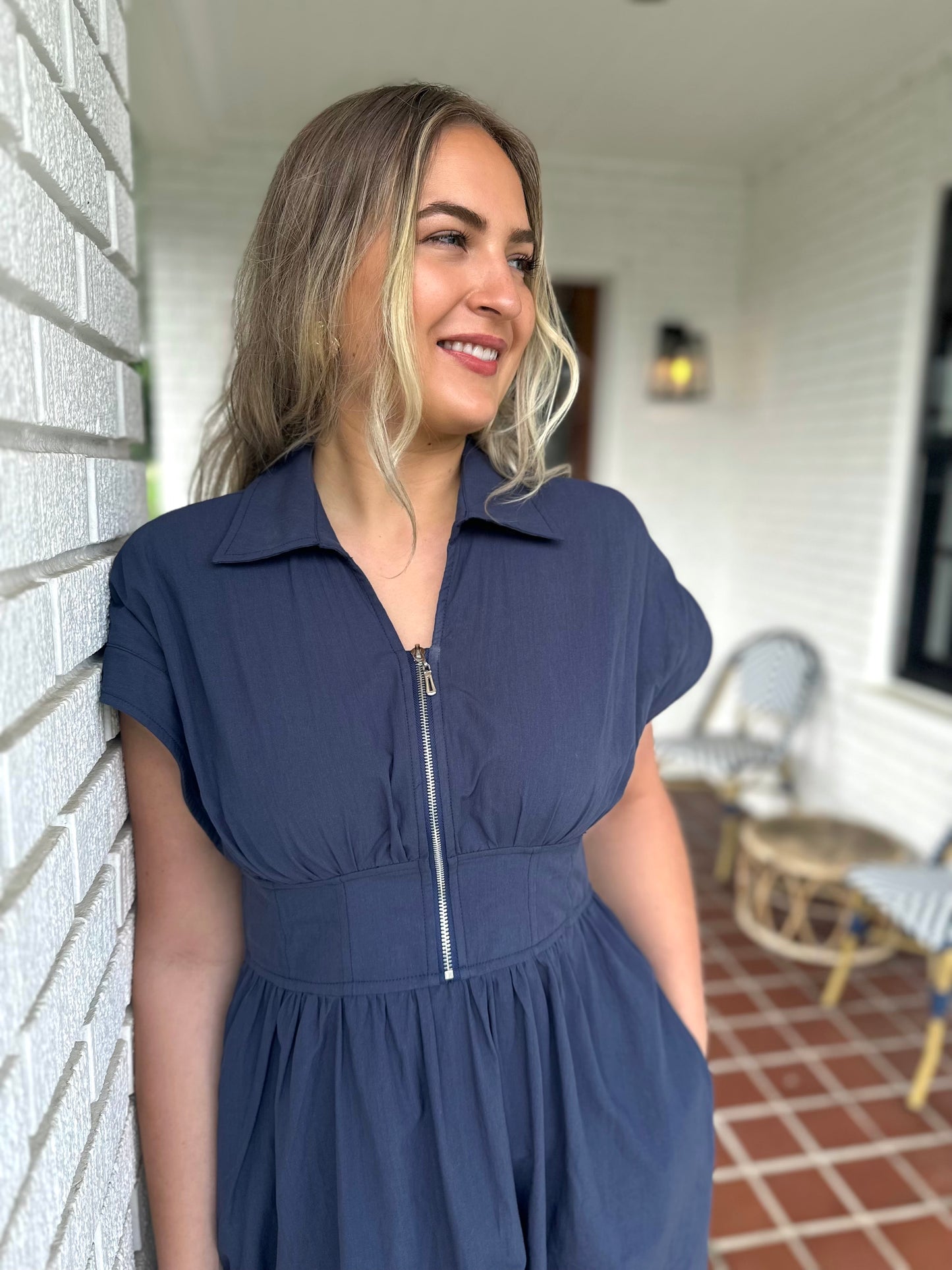 Liberty Zip Up Dress
