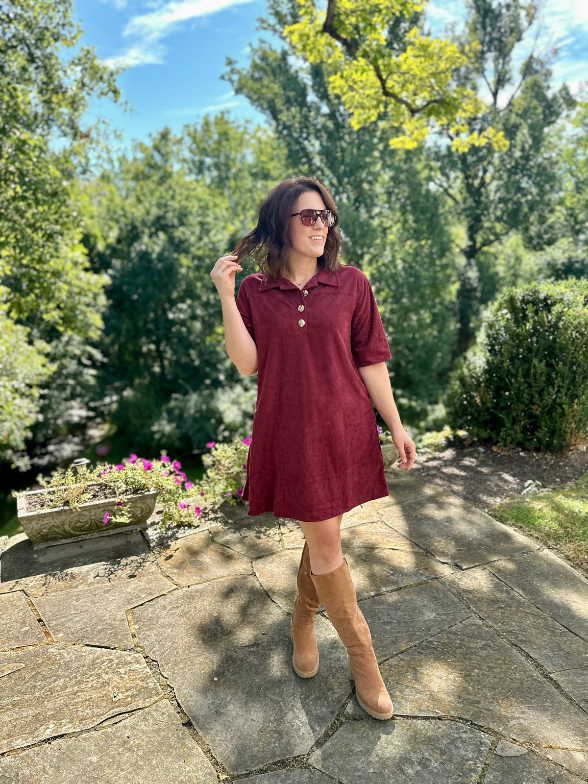 Glendale Corduroy Dress