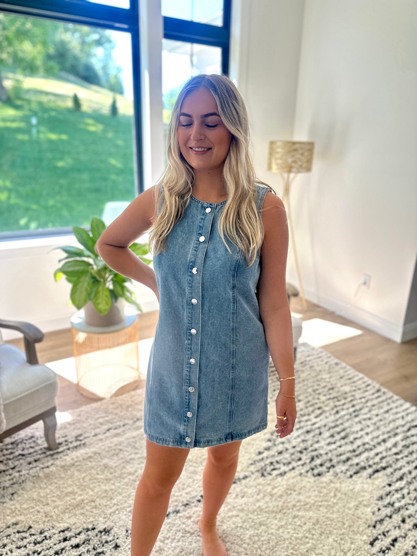 Bloomfield Sleeveless Denim Dress