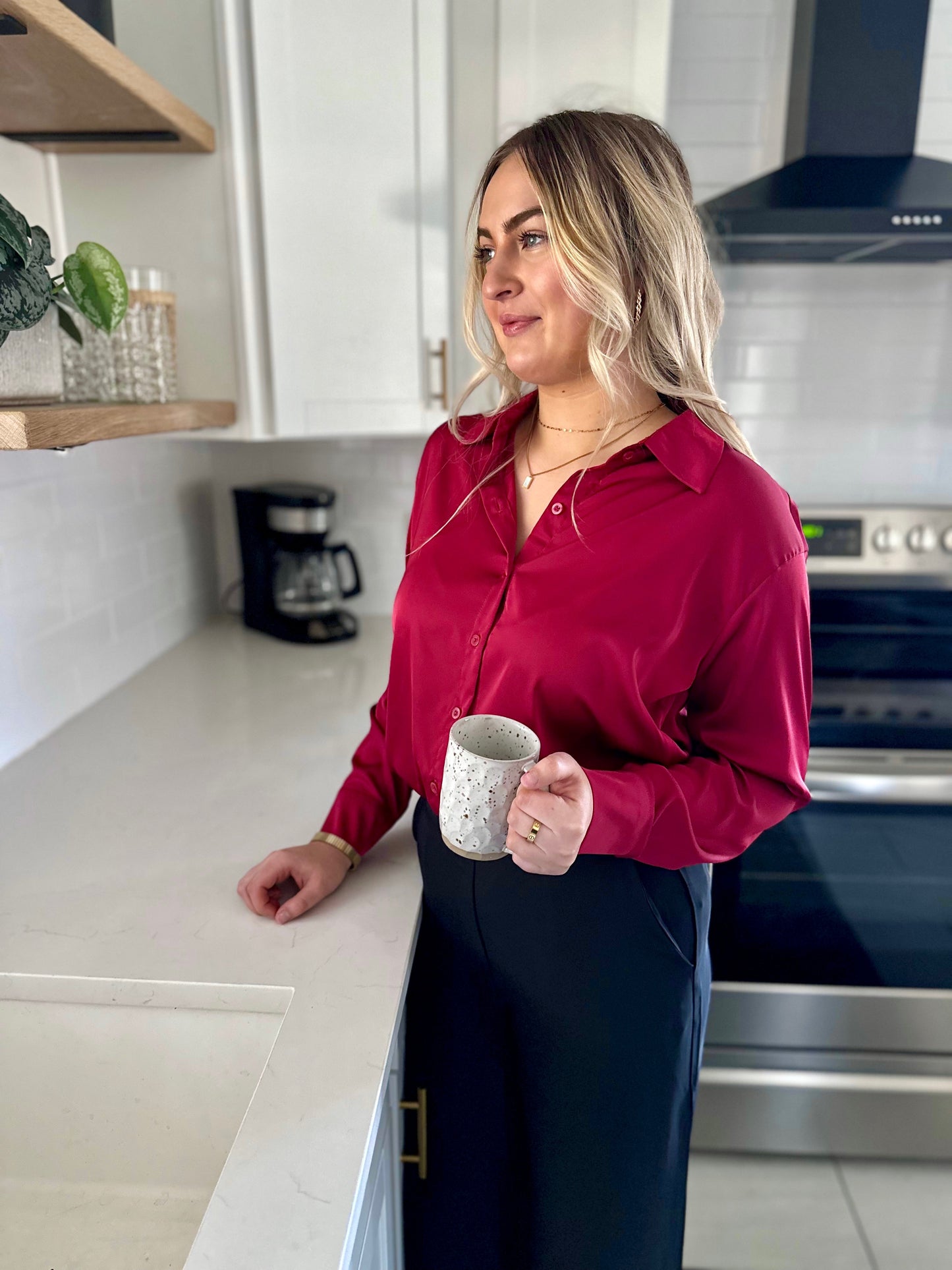The Satin Edit Blouse