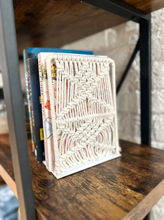 Macrame Book Ends
