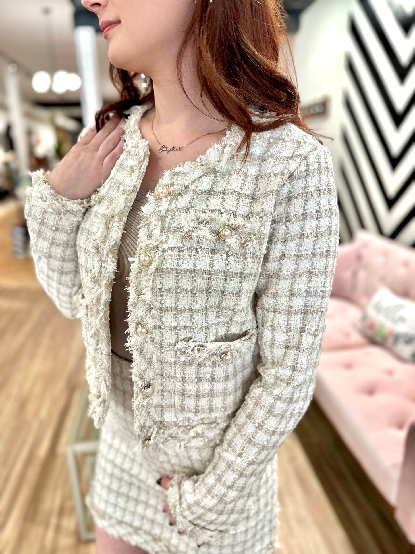 Umbridge Plaid Tweed Jacket