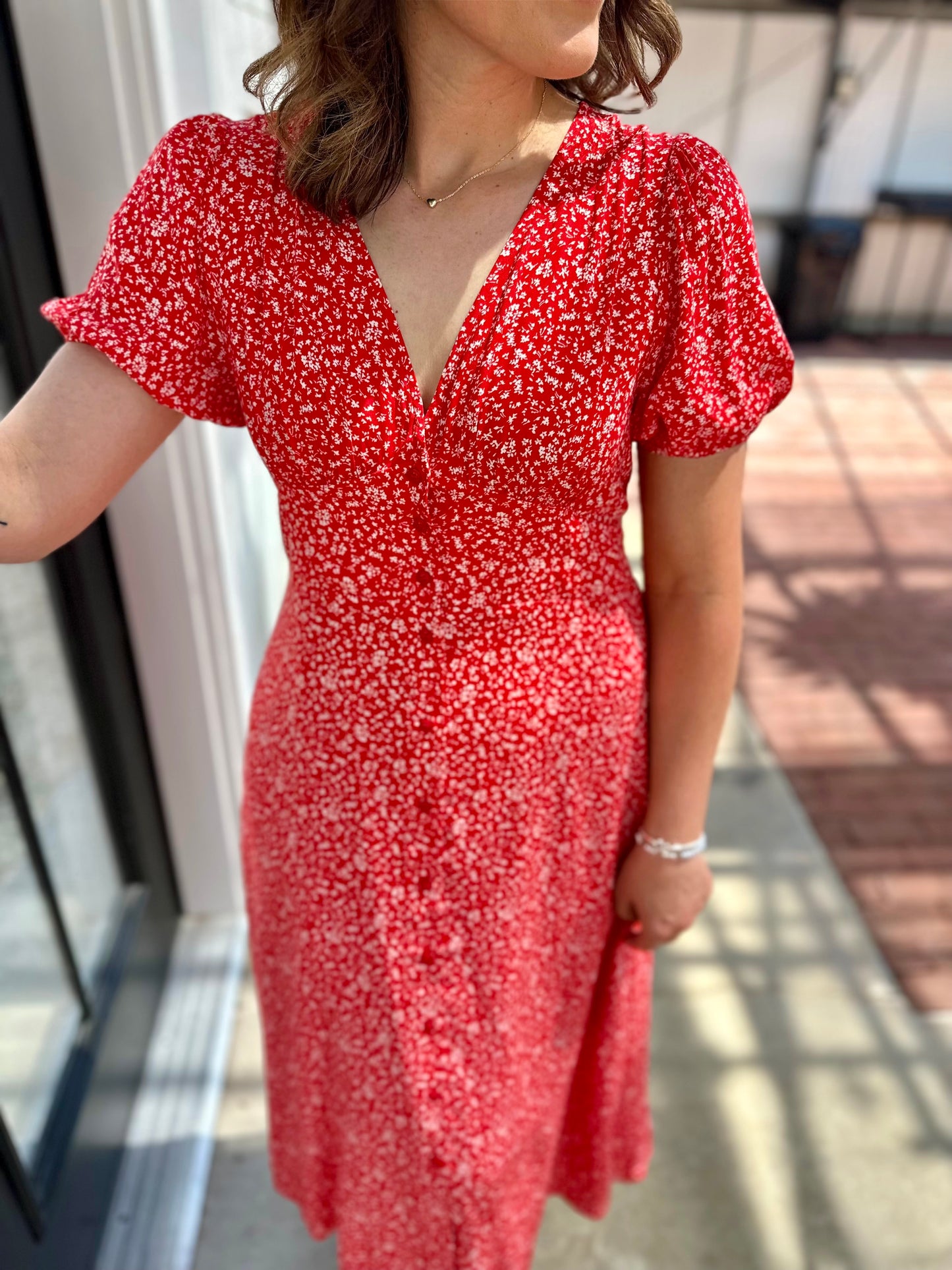 Alexandria Ditsy Floral Dress