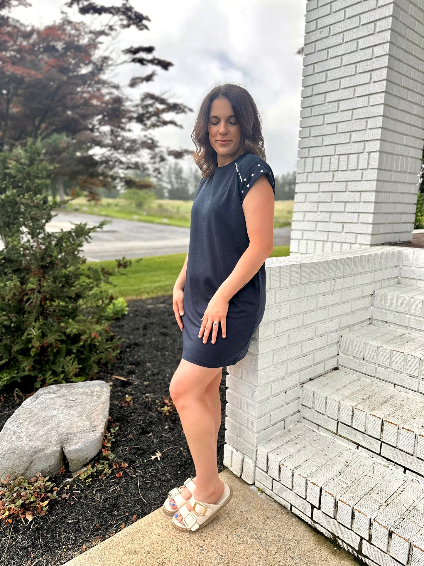 Shelton Studded Dress