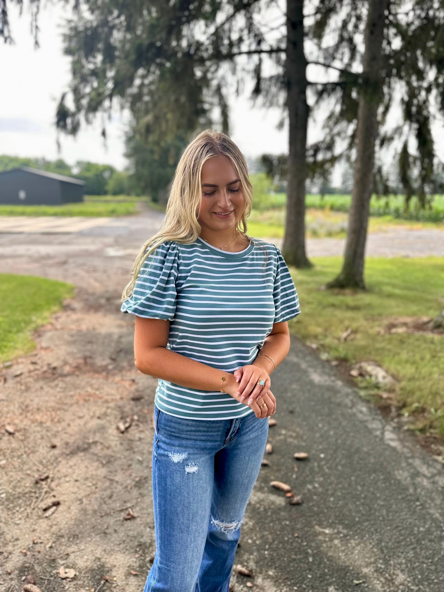 Moorefield Striped Top