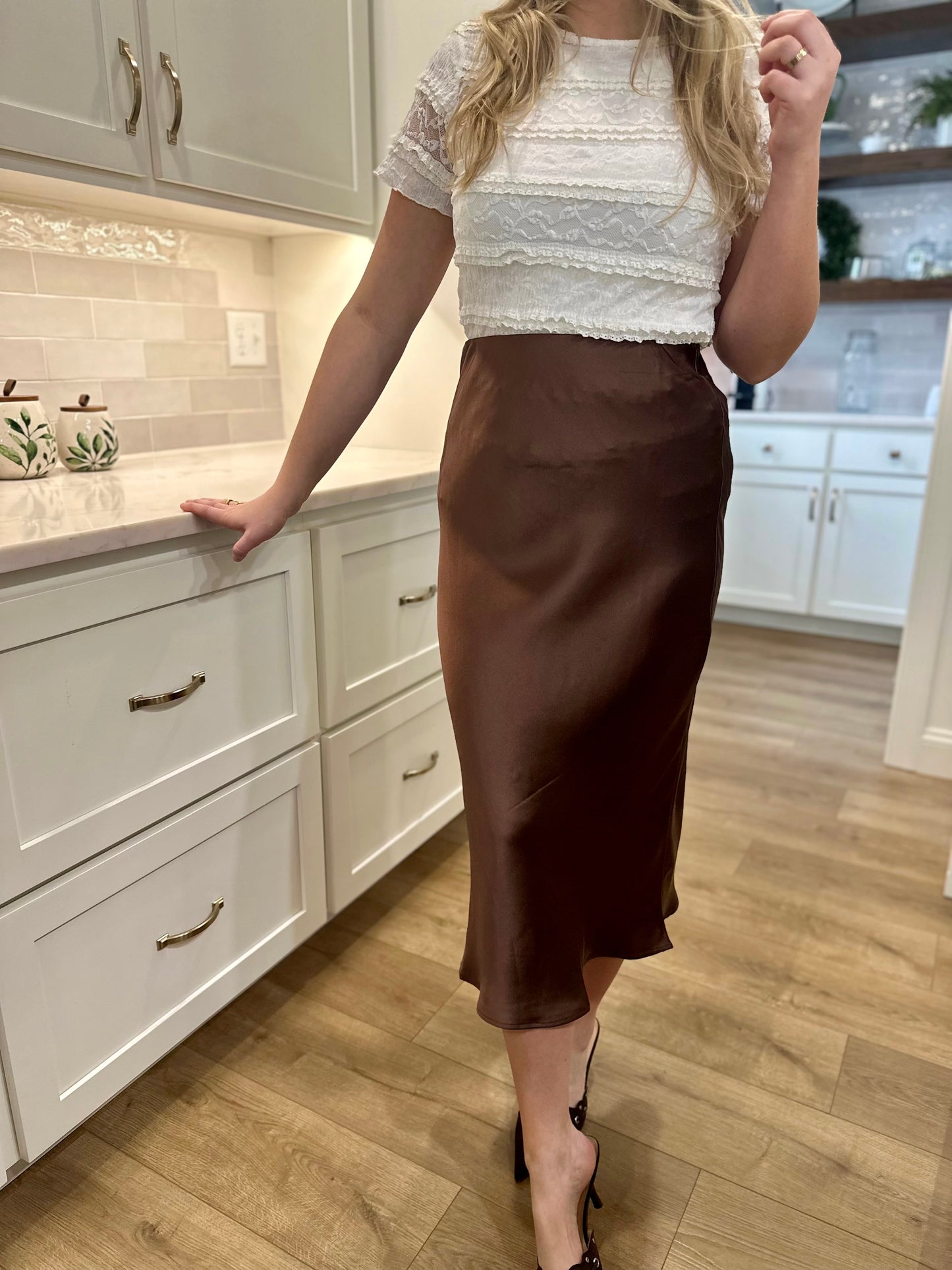Catlettsburg Satin Skirt