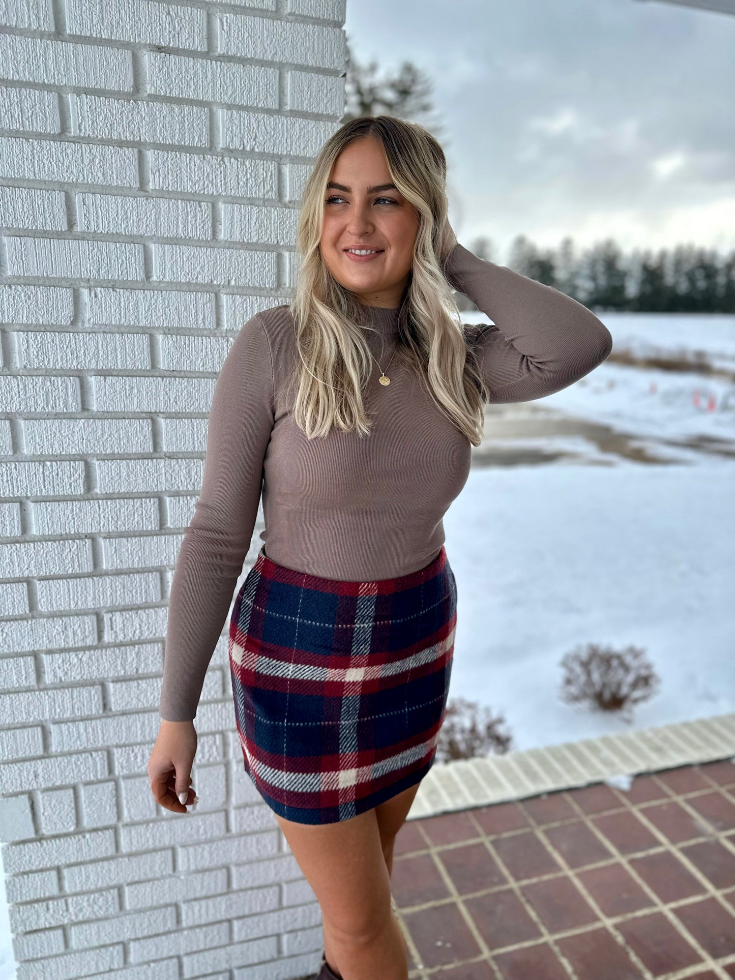 Goldendale Mock Neck Sweater