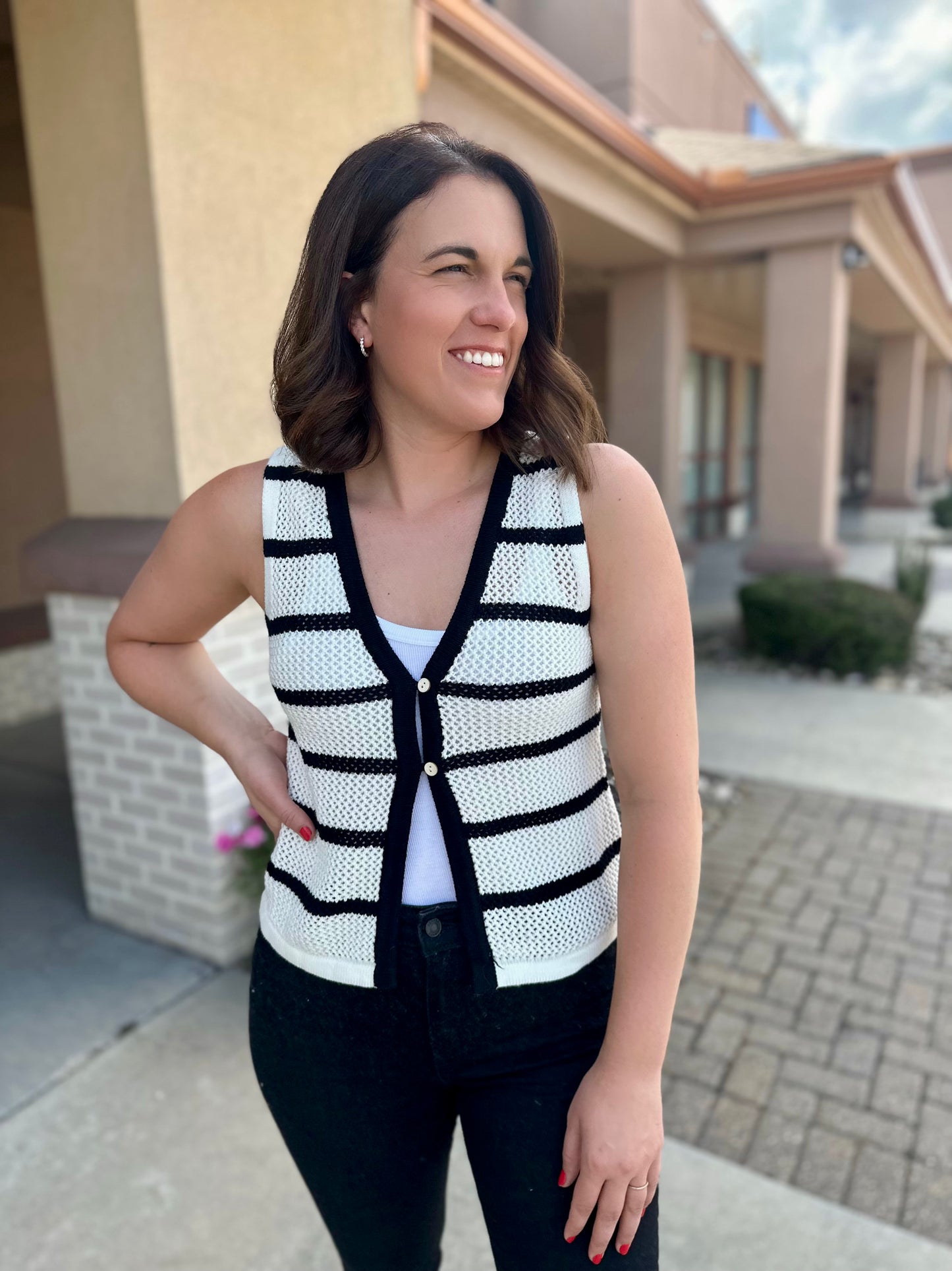 Brookhaven Striped Vest