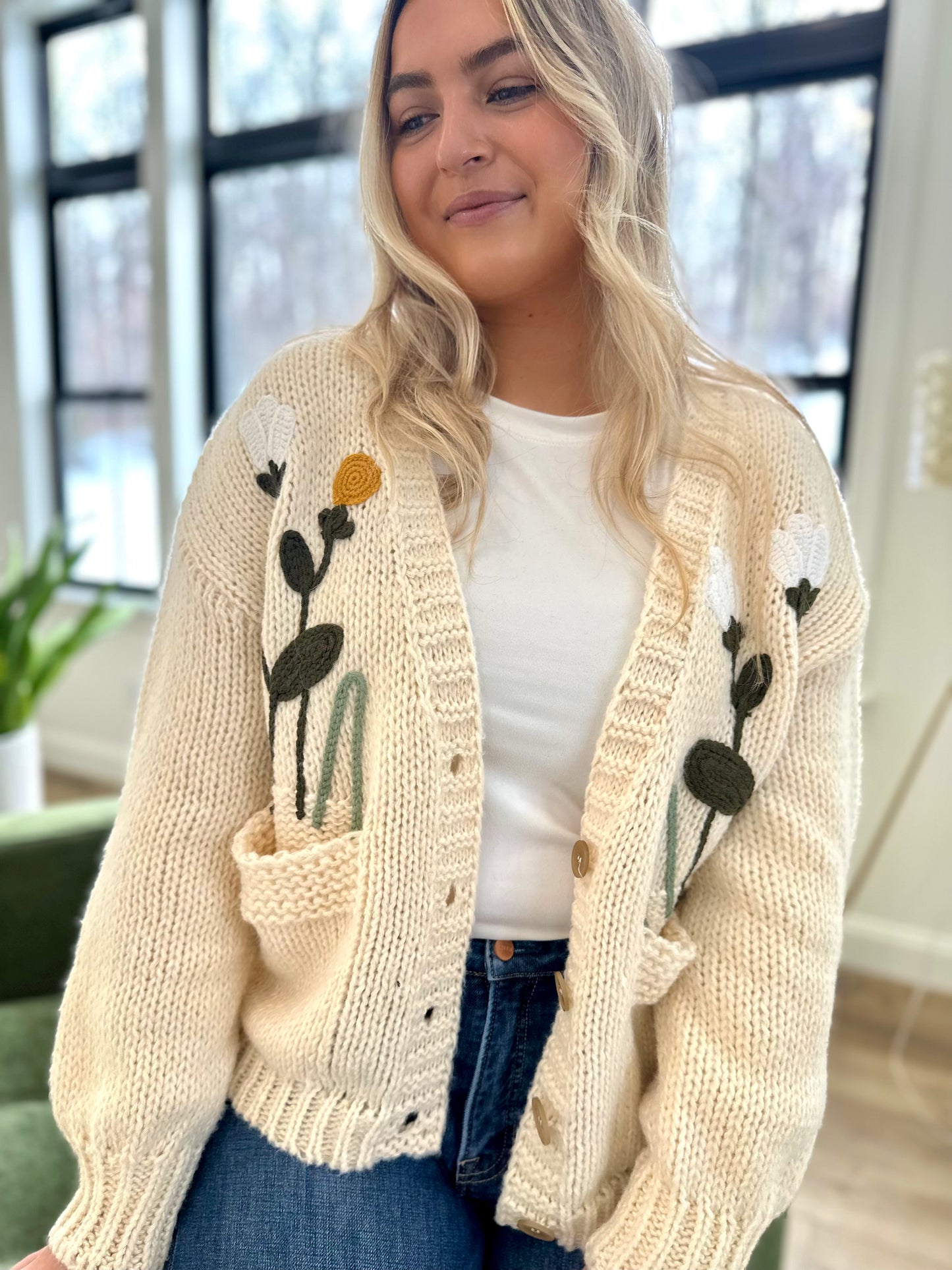 Pendergrass Embroidered Cardigan