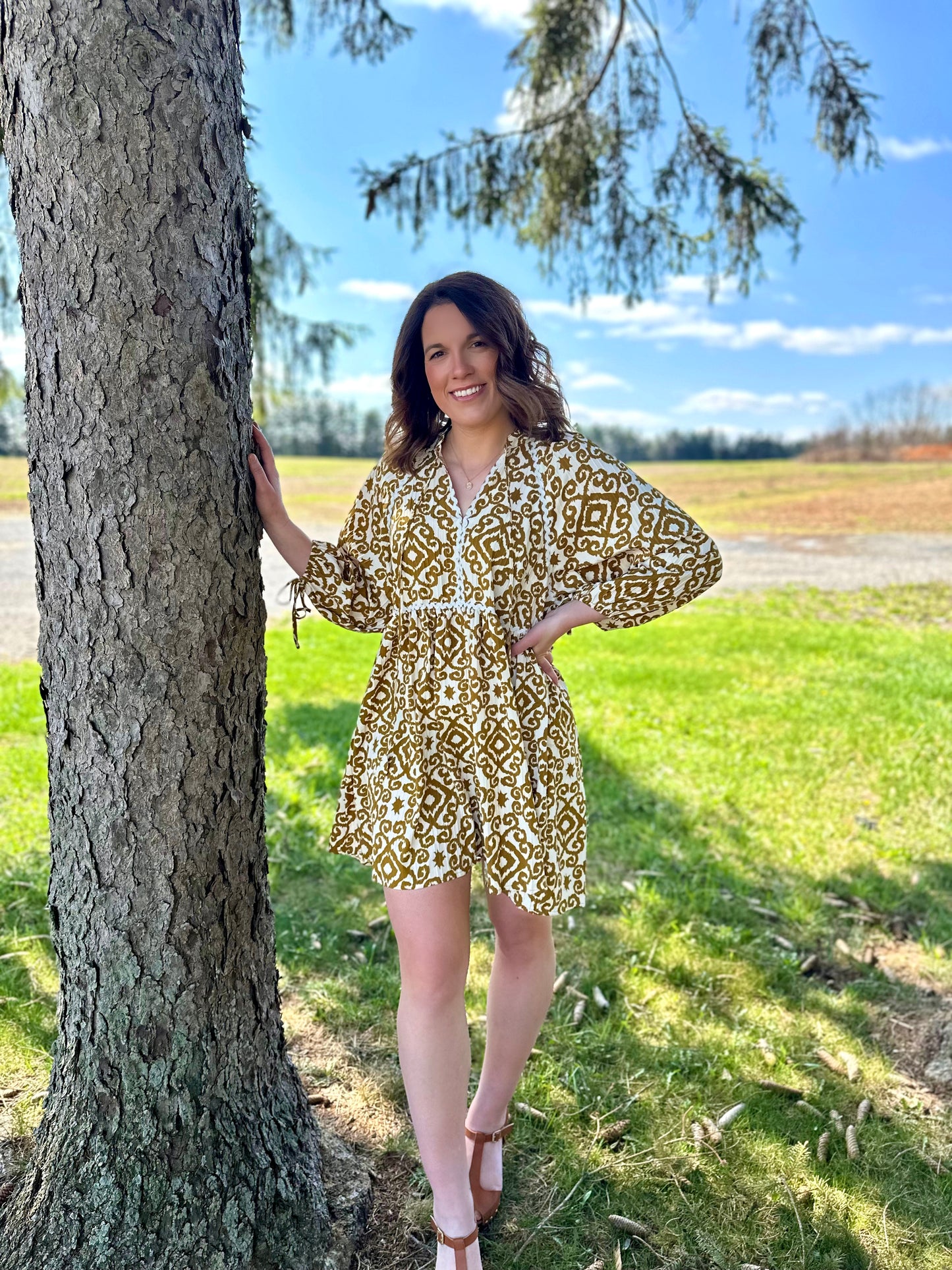 Delavan Printed Dress
