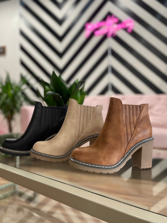 Pecan Pie Ankle Booties